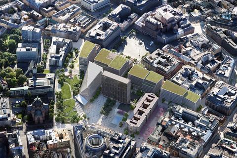 Oslo government quarter proposal by Haptic and Nordic - Office of Architecture